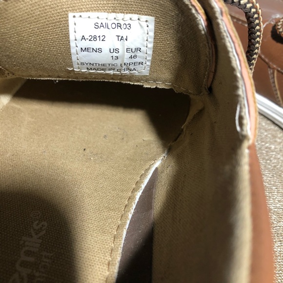 Akademics mens boat shoe size 13 sailor shoe . - Picture 7 of 8